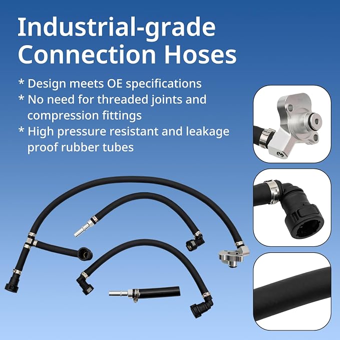 High Soar CP4 Disaster Prevention Bypass Kit Compatible with Ford F250 F350 F450 F550 2011-2025 6.7L Powerstroke Diesel Engine Replace # CP4-6.7F-BP-G2.1, 7031190