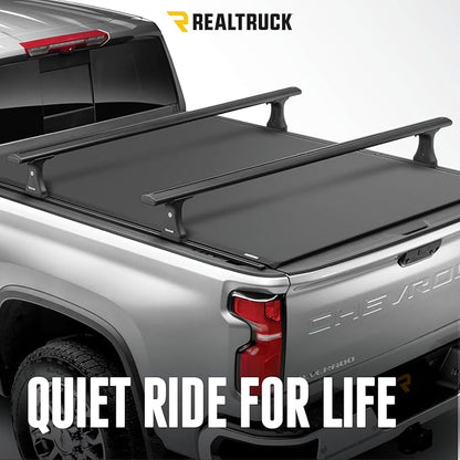 RealTruck TruXedo Pro X15 TS Soft Roll Up Truck Bed Tonneau Cover | 1272216 | Fits 2014-2018, 2019-2025 Chevy/GMC Silverado/Sierra 1500/2500/3500HD (Limited/Legacy) 8' 2" Bed (97.8")