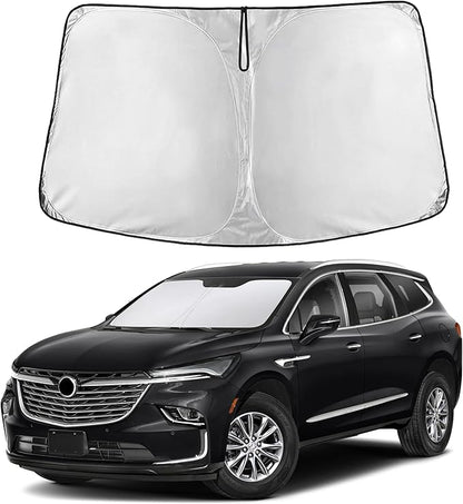 EcoNour Windshield Sunshade Compatible for Buick Enclave 2018-2022 2023 2024, Sun Visor for Front Windshield & Window Sun Shade Cover, UV Heat Blocker & Protector, Car Accessories