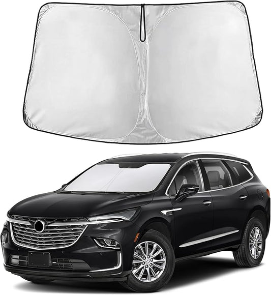 EcoNour Windshield Sunshade Compatible for Buick Enclave 2018-2022 2023 2024, Sun Visor for Front Windshield & Window Sun Shade Cover, UV Heat Blocker & Protector, Car Accessories