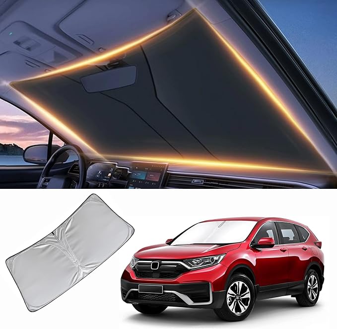 Windshield Sun Shade for Honda CRV CR-V Front Window Shades Cover for 2010-2025 2026 Windshield Sun Visor Protector Car Accessories