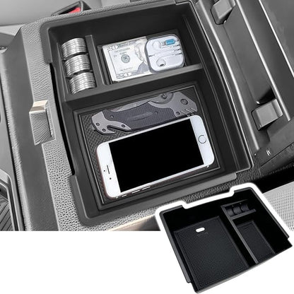 Center Console Organizer for Toyota 2026 2025 2024 Tacoma(4th Gen) Accessories Armrest Box Storage Tray Tidy and Simplify Car Middle Console