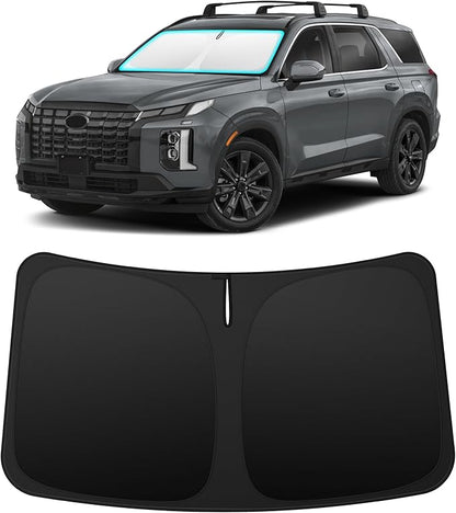 INSAUTO Custom Fit Windshield Sun Shade Accessories for Hyundai Palisade 2020-2026, Foldable Front Window Sunshade, UV & Heat Reflector, Keeps Interior Cool, Includes Storage Bag