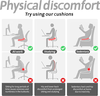 Car Booster Bandage Seat Cushion for Short Adults Thick Breathable Mesh Height Adjustable for Driving, Office & Home Use Universal Fit for Cars, Trucks & Wheelchairs 15.7"x15.7"x4.7"-Pink
