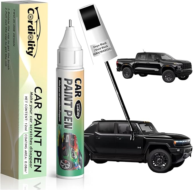 Onyx Black/Void Black(GBA/WA8555) Touch Up Paint Pen for GMC,Car Paint Scratch Repair Pen Quick and Easy Fix Auto Paint Scratch