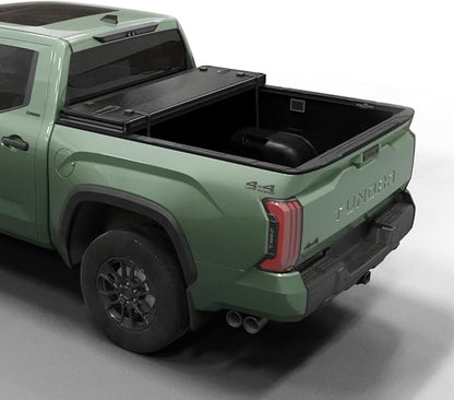 Toptiny Hard Folding Truck Bed Tonneau Cover|HTF035|Fits 2022-2026 Toyota Tundra 6'6" Bed w/OE Rail System (78.7")
