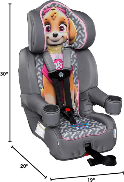 KidsEmbrace 2-in-1 Car Seat | Forward-Facing Harness (26.5–65 lbs) & Booster Mode (40–100 lbs) | Latch | Premium Fit with Multi-Position Headrest, Harness & Recline
