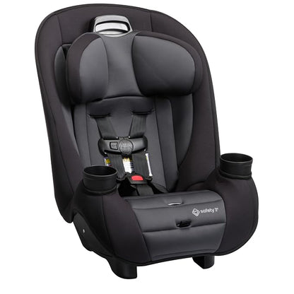 Safety 1st Ellaris 3-in-1 Convertible Car Seat, Slim Fit Design, Rear & Forward-Facing, 5-Position Headrest, Travel-Friendly with Machine-Washable Seat Pad, Smokey Haze