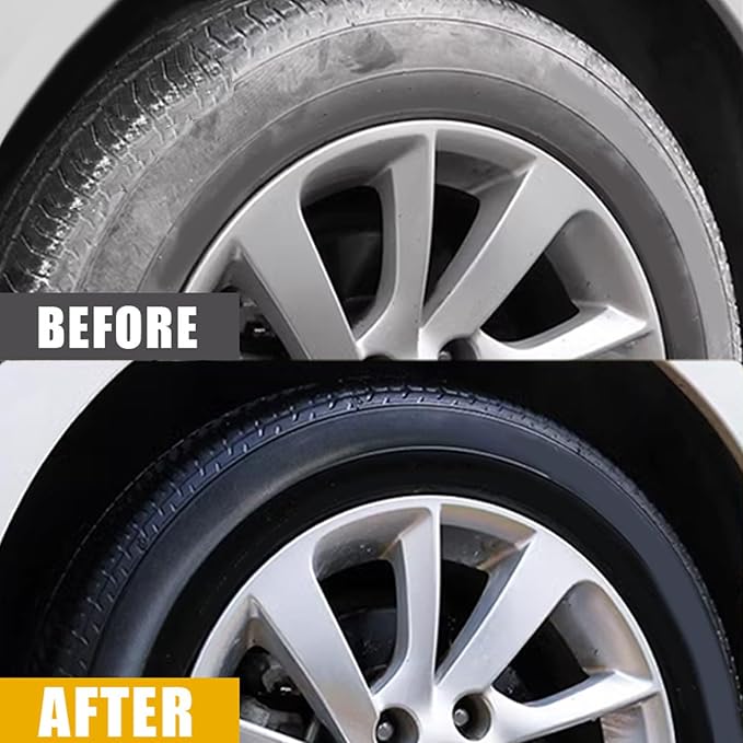 Car Tire Coating Agent Wheel Maintenance Dressing Sprayer Suitable For Enhanced Protections Against Aging Cracks Fading