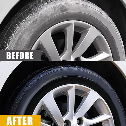 Car Tire Coating Agent Wheel Maintenance Dressing Sprayer Suitable For Enhanced Protections Against Aging Cracks Fading