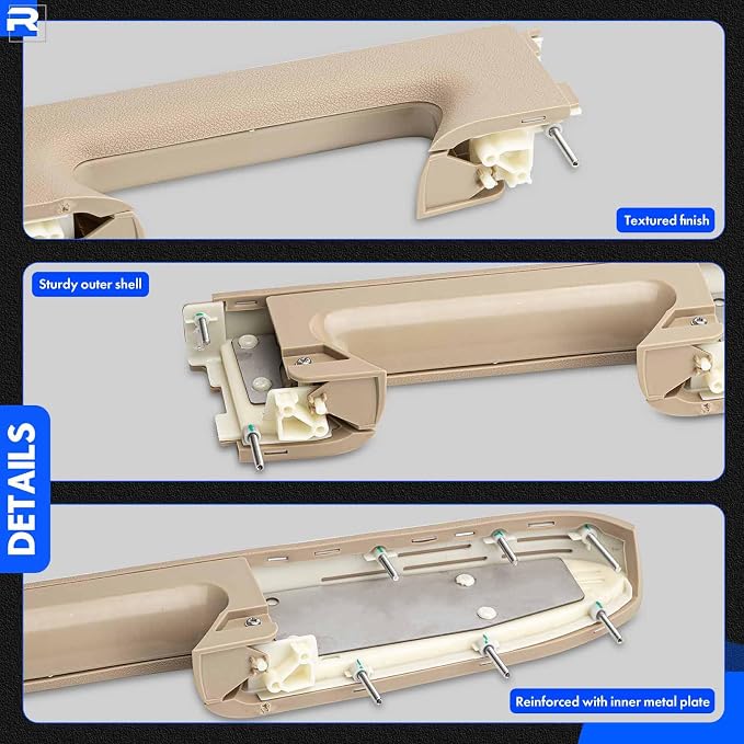 22818472 Front Right Passenger Side Armrest Repair Kit Fit for Chevy Silverado 1500 2500HD 3500HD 2010-2014 For GMC Sierra 1500 2500 HD 3500 HD 2010-2014 Door Panel with Release Handle Below Armrest