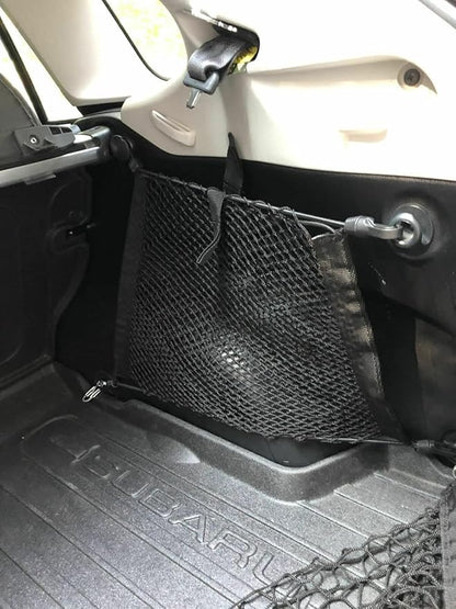Trunk Side Cargo Net Set of 2 for Subaru Impreza Crosstrek XV WRX STI 2012-2025–Envelope Style Cargo Net for Wagon – Premium Mesh Elastic Car Trunk Organizer – Compatible with Impreza