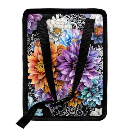 BIGCARJOB Blossom Lotus Car Trash Can Bin for Car Back Seat,Portable Car Trash Bag Hanging,Vehicle Trash Can Automotive Car Garbage Cans Auto Accessories