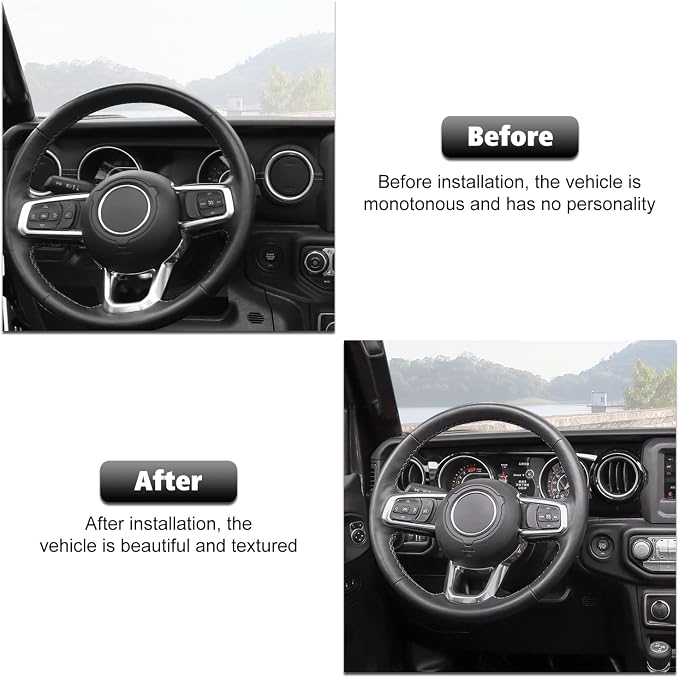 RT-TCZ Center Console Trim Cover Dashboard Control Panel Cover Decorative Interior Accessories for Jeep Wrangler JL JLU & Gladiator JT 2018-2022,Black
