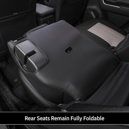 EKR Corolla Seat Covers Custom Fit for Toyota Corolla 2020 2021 2022 Hybird LE &2023 2024 2025 2026 Hybrid XLE,Leather Car Seat Cover Full Set-Faux Leather(Black+Light Gray-1)