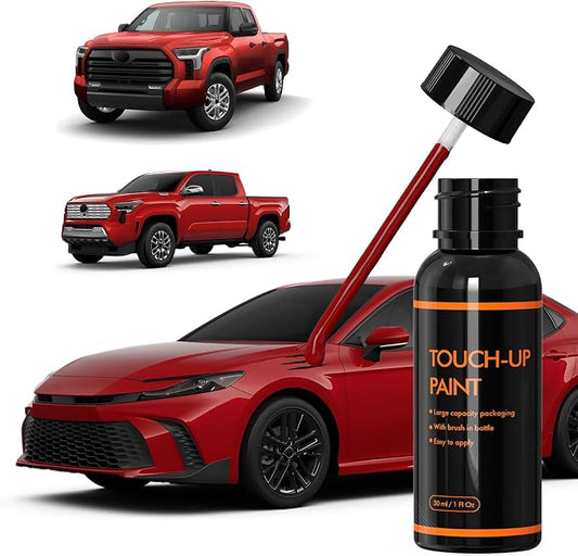 3U5 Supersonic Red Touch Up Paint for Car, DIY Car Paint Scratch Repair Kit, Automotive Paints, Quick & Easy Fix Scratch Repair Compatible with Toyota Camry/Corolla/RAV4/Mirai/Avalon/Tacoma