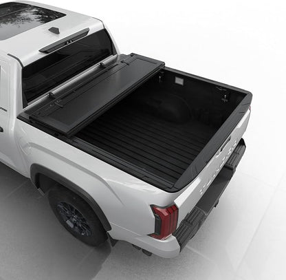 Toptiny Low Profile Flip Up Truck Bed Tonneau Cover Fits 2022-2026 Toyota Tundra 5'6" Bed (66.7")