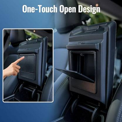 5PCS Center Console Organizer Tray for Tesla Model Y 2021 2022 2023 2024, 2021-2022 Tesla Model 3 Interior Accessories Armrest Storage Tray Hidden Storage Box Cup Holder (5PCS)