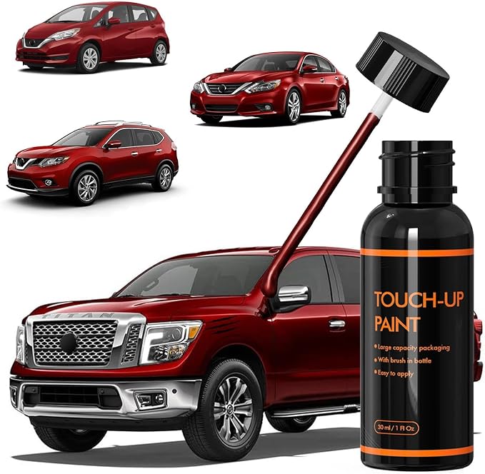 NAH Cayenne Red Touch Up Paint for Nissan, DIY Car Paint Scratch Repair Kit, Automotive Paints, Quick & Easy Fix Scratch Repair Compatible with Rogue/Sentra/Altima/Frontier/Pathfinder/Kicks
