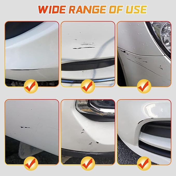 Touch Up Paint Pen for Cars, Car Paint Scratch Repair, 2-In-1 Car Touch Up Paint Fill Paint Pen, Quick & Easy Solution to Repair Minor Automotive Scratches 0.8 fl oz (White)
