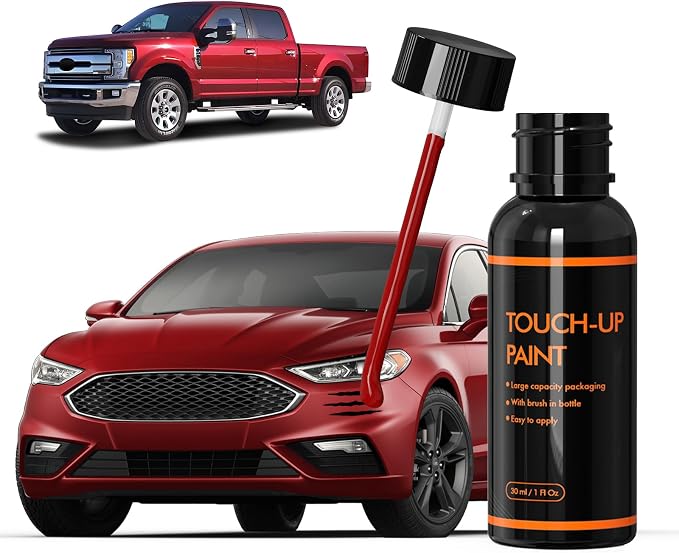 RR Ruby Red Touch Up Paint for Ford, DIY Car Paint Scratch Repair Kit, Automotive Paints, Quick & Easy Fix Scratch Repair for F-150/Mustang/Explorer/Taurus/Escape/Edge/Focus/Fiesta