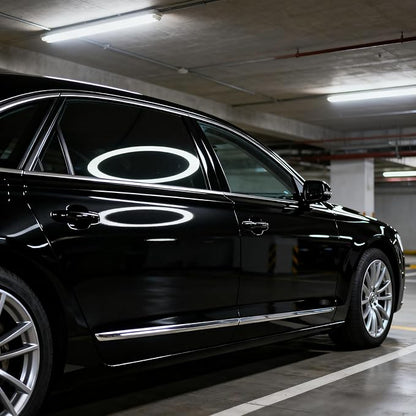 7.5 Mil Gloss Black Automotive Wrap, 60in×5FT Self-Healing Paint Protection Film, Anti-Yellowing Scratch Resistant Car Body Shield for Sedan, SUV, Truck