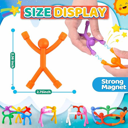 Magnetic Travel Toys for Toddlers Kids, Fidget Toys Airplane Car Travel Activities Essential,Road Trip ‌Sensory Toy Magnet People Men, Toys for 3 4 5 6 7 8 Year Old -10PCS