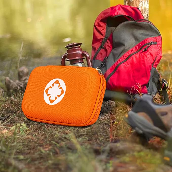 Small-Waterproof Car First-Aid Kit Emergency-Kit - Orange 273Piece Camping Equipment for Camping Hiking Home Travel YIDERBO