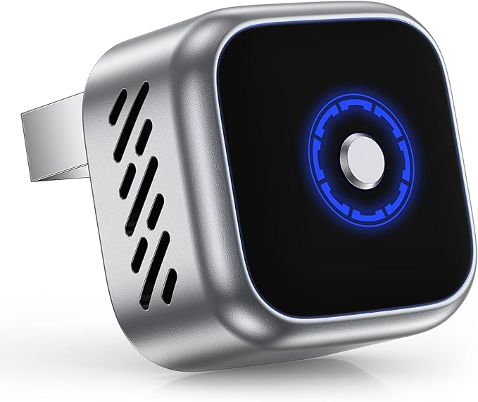 Mini Blue Wireless CarPlay Dongle 2026 Edition, Discreet & Portable Adapter for iPhone iOS 12+ & Android 11+, Instant Wireless Upgrade for Your Car