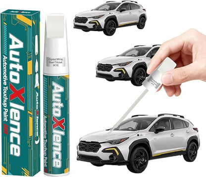 Crystal White Pearl Tricoat(K1X) Touch Up Paint Compatible with Subaru Car Paint Pen Scratch Repair Automotive Scratch Remover Fix Exact Color Match