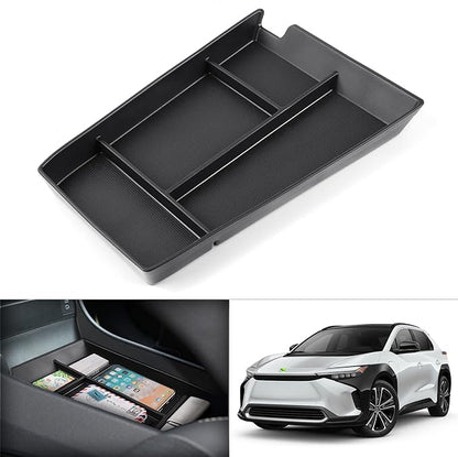 Autorder Center Console Bottom Organizer for 2023 2024 2025 Toyota bZ4X/ Subaru Solterra Accessories Lower Center Console Storage Tray