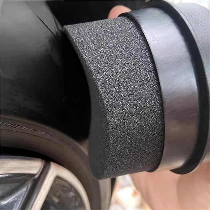 dPois Premium Tire Dressing Applicator for a Showroom Shine Foam Sponge with Lid Absorbs Product for Long-Lasting Black A One Size