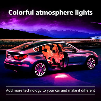 Car Led Lights Interior with Smart APP Control, Sync Music,DIY Mode,Multicolor Led Car Interior Light Kits,5V USB Led Lights for Cars, Trucks, SUVs