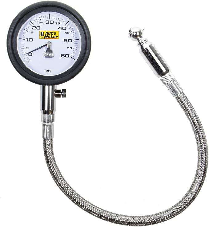 Auto Meter 2160 Tire Pressure Gauge,White