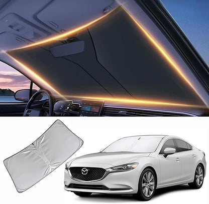 Windshield Sun Shade for Mazda 6 Front Window Shades Cover for 2014-2021 Mazda 6 Windshield Sun Visor Protector Car Accessories