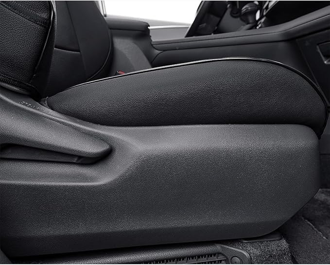 EKR Sienna Seat Covers for Toyota Sienna LE,XLE,XLE Plus 8-Passenger Seating 2021 2022 2023 2024 2025 2026,Front Seat and Rear Seat,Black Car Seat Covers - 1st and 2nd Row Only,Leather(Black)