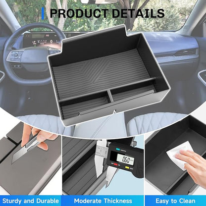 SXCY for 2026 Nissan Sentra Center Console Organizer Tray for 2026 Nissan Sentra Accessories Center Console Tray 2026 Sentra Armrest Console Organizer Tray