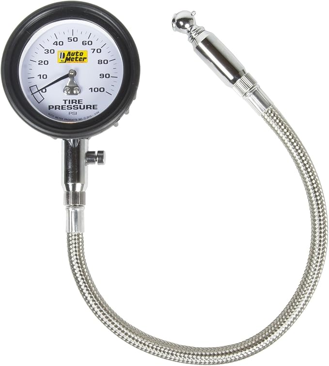 Auto Meter 2164 100 psi Tire Pressure Gauge