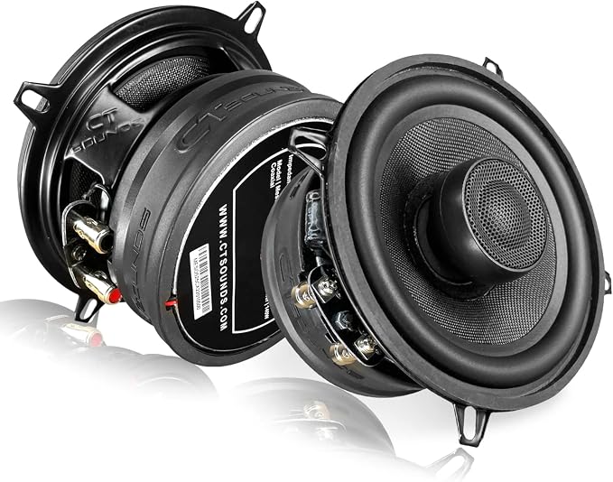 CT Sounds Meso 5.25” 280 Watt 2-Way Premium Coaxial Car Speakers, Pair