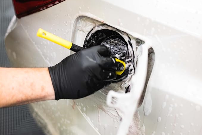 Detail Factory - TriGrip Ultra-Soft Detailing Brush Set - Scratch-Free Cleaning for Exterior, Interior Panels, Emblems, Badges, Gauges, Infotainment Screen - Live Wire