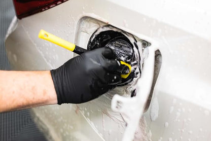 Detail Factory - TriGrip Ultra-Soft Detailing Brush Set - Scratch-Free Cleaning for Exterior, Interior Panels, Emblems, Badges, Gauges, Infotainment Screen - Live Wire