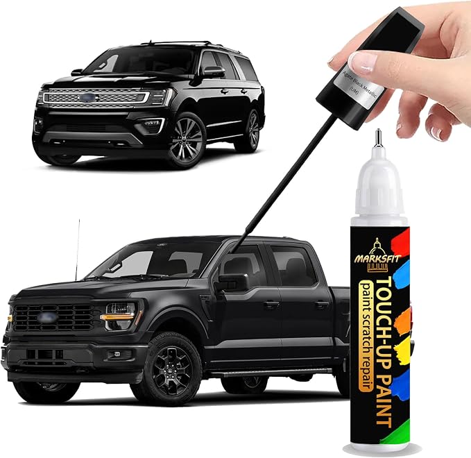 Agate Black Metallic(UM) Touch Up Paint For Ford Exact Match-Chips and Nicks 2 in 1 Car Paint Pen Scratch Rapair for Explorer/Ranger/Escape/Edge/F-150/Mustang/Transit