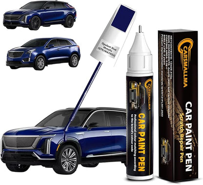 Opulent Blue Metallic(GTR/WA705U) Car Touch Up Paint for Cadillac, Color Accurate Car Paint Scratch Repair Pen Kit Quick & Easy Fix Vehicle Chips and Automotive Nicks Scuff