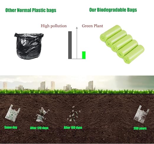 Smart LED Car Trash Can, Bisposable Trash Bags 4Gallon, 150Counts Waterproof Leather Storage Pocket Portable Garbage Bag for Car Bathroom Home Bedroom Office Garbage Can