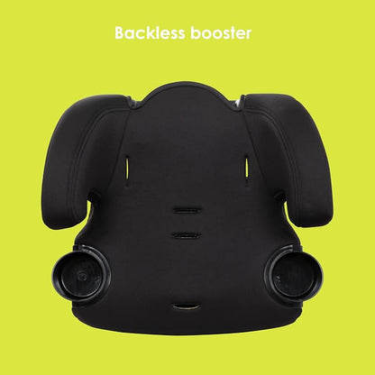 Baby Trend Hybrid SI 3-in-1 Combination Booster Seat, Hoboken Black – Side-Impact Protection, 3-Stage Growth Design, Adjustable Headrest, Cushioned Comfort