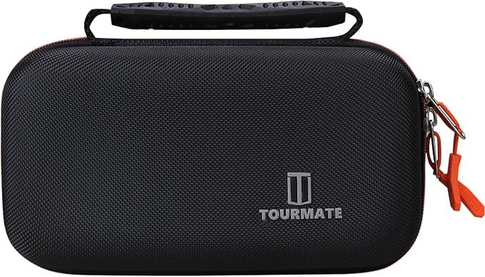 Tourmate Hard Case Compatible AstroAI Car Jump Starter, Travel Case for AstroAI/S ZEVZ 2000A 12V 18000mAh Car Battery Charger Holder (Box Only)(Black+Orange)