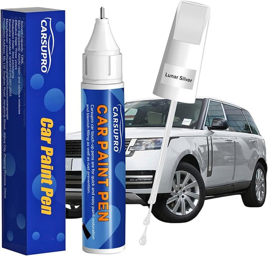 Silver Touch Up Paint for Cars,Car Paint Touch Up Pen for Deep Scratches,Car Scratch Repair Pen Auto Scratch Remover for Easy to Use and Fix(Lunar Silver)