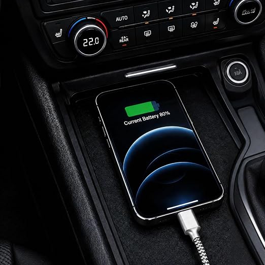 Braided USB-A to USB-C Car Carplay Cable, Gray 3FT Durable Tangle-Free Charging Cable USB-A for Auto and CarPlay, USB C Cable Type C Car Charger Cord for iPhone 17/16/15, 5V2A