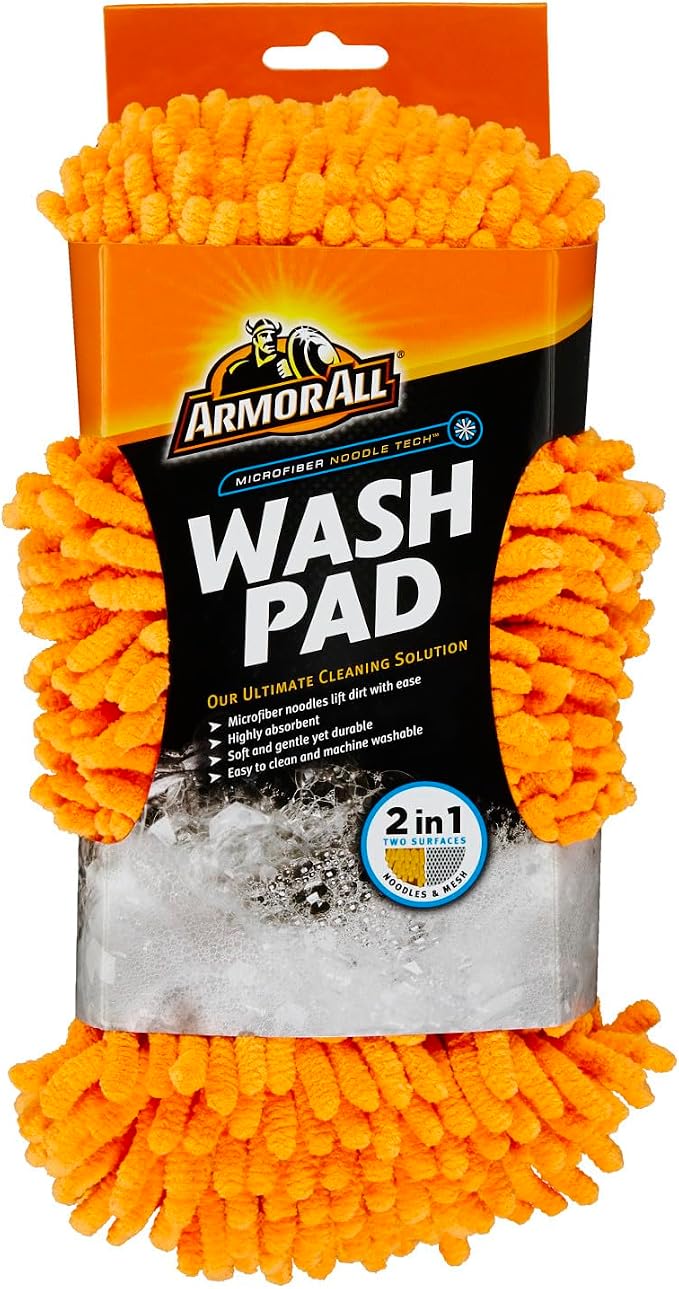 Armor All Car Wash Pad, Noodle Tech Car Wash Supplies for Cars, Trucks and Motorcycles