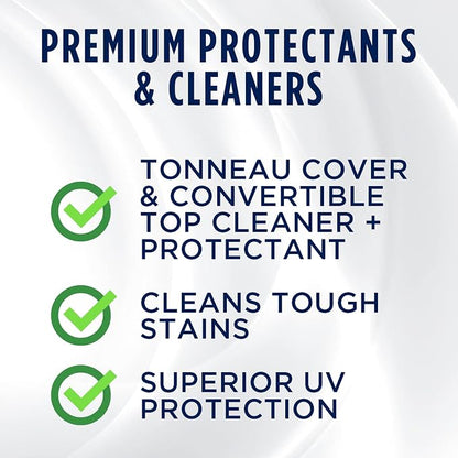 303 Products 30510 Convertible Vinyl Top Cleaning and Care Kit - Cleans And Protects Vinyl Tops - Includes Tonneau Cover And Convertible Top Cleaner 16 fl. oz. + Automotive Protectant 16 fl. oz.,,Blue
